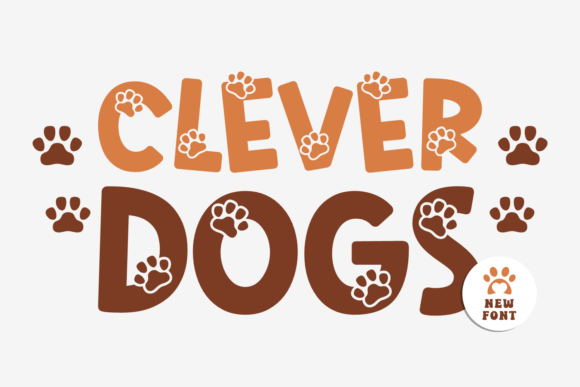 Clever Dogs: A Playful Font for Dog-Themed Designs