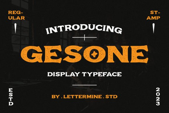 Gesone: Vintage Charm for Modern Branding