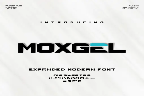 Moxgel: The Modern Typeface for Bold Visuals