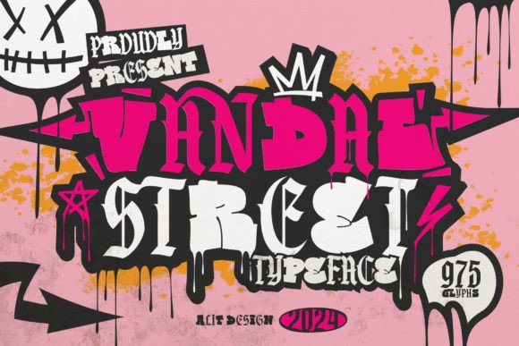 Vandal Street Graffiti: Bold Type for Authentic Brands