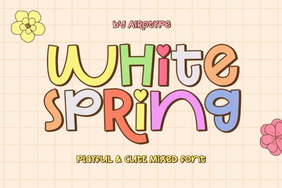 White Spring: A Handwritten Font for Cheerful, Playful Designs